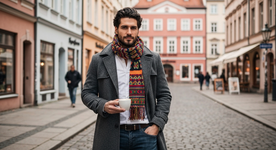 Scarfs for Men Made in Germany to Elevate Style