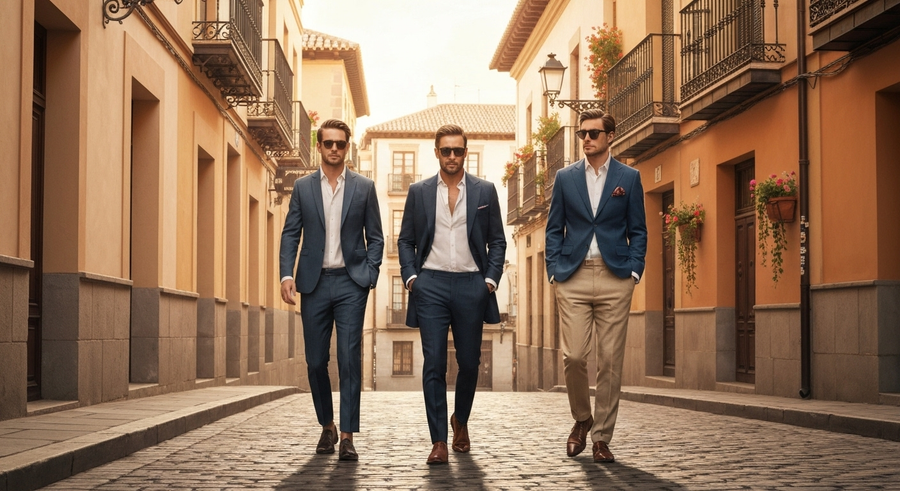 5 stylische spanische Modemarken für Herren, die in Spanien produzieren